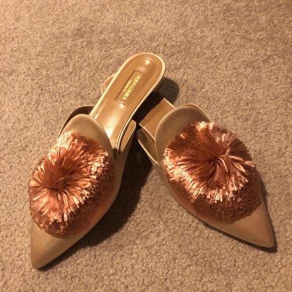 Aquazzura Shoes - Aquazzura Powder Puff Mule 7.5
